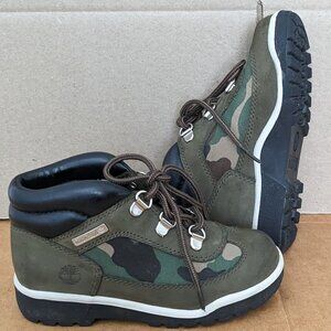 Timberland Field Boy's Boots Little Kids Size 10.5M Green